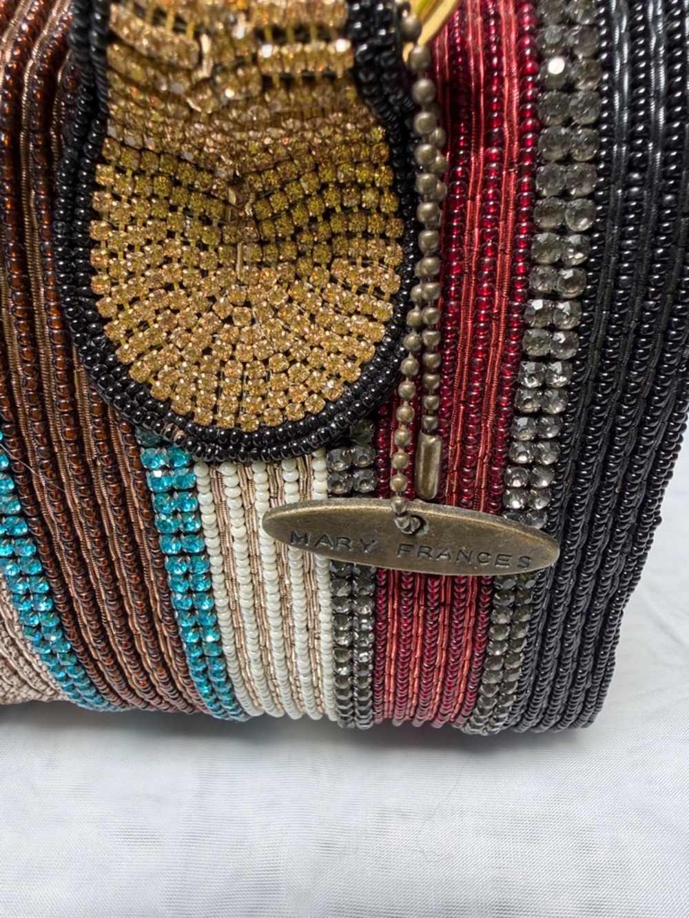 Mary Frances Multicolor Beaded bag